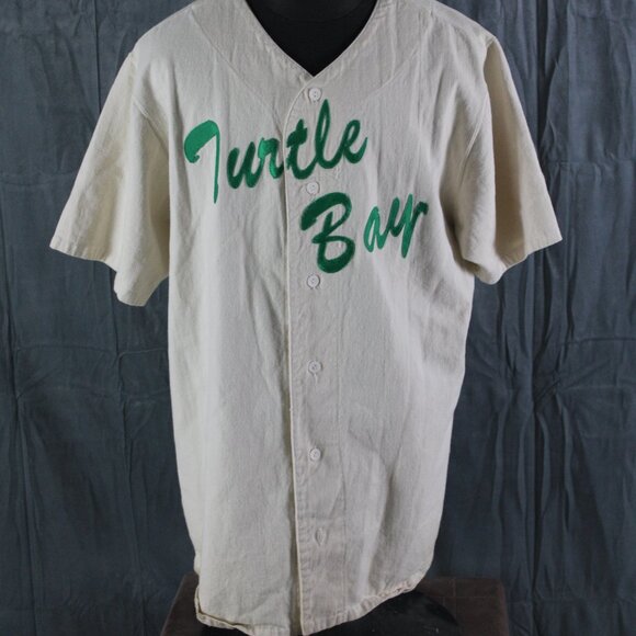 Vintage Baseball Jersey - Turtel Bay Marine Pub - Men's Extra Large - Picture 1 of 9